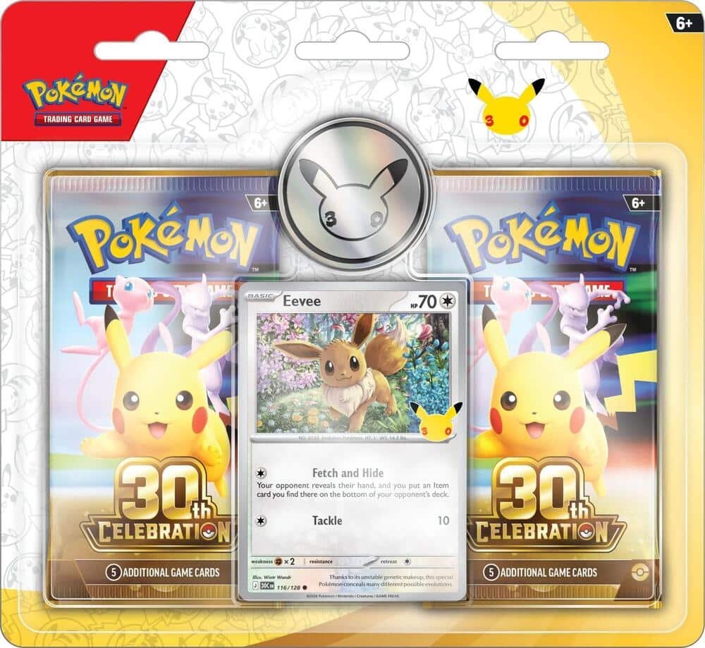 30th Celebration 2-Pack Blister - ME: 30th Celebration (30C) | Japanese Pokémon & One Piece Wholesale | TCG Cards Distribution Japan