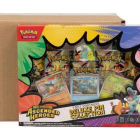 Pokémon TCG: Ascended Heroes First Partners Deluxe Pin Collection Sealed Case