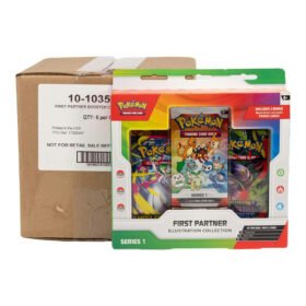 Pokémon TCG: First Partner Illustration Collection - Series 1 Sealed Case (6 Boxes)