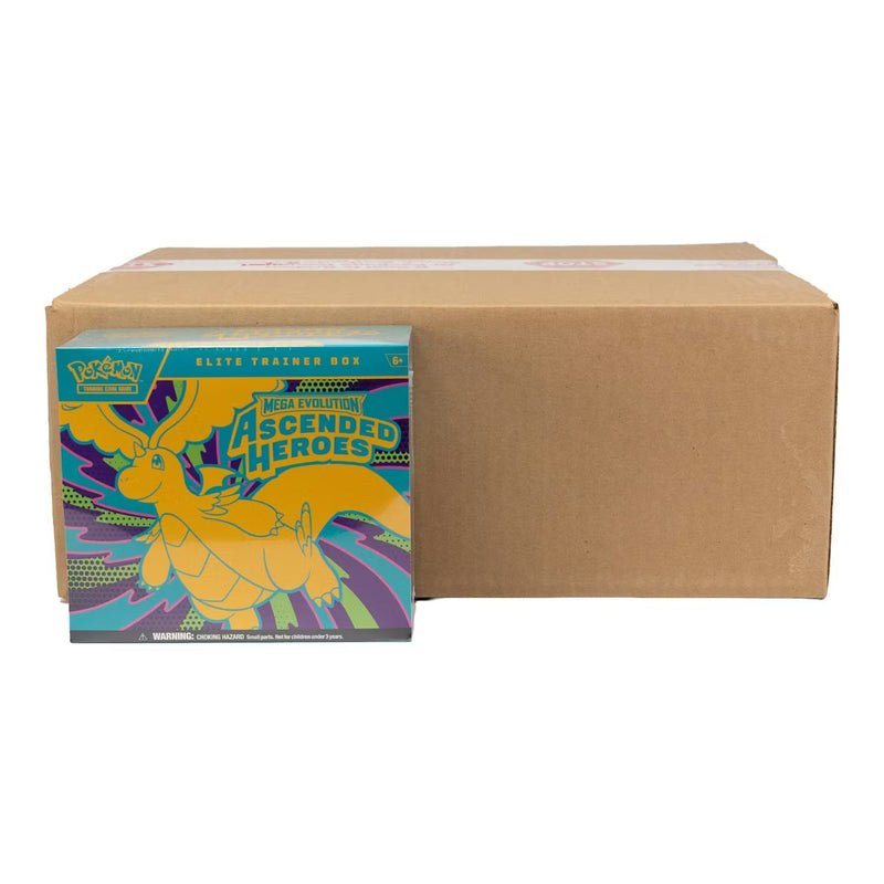 Pokémon TCG Mega Evolution - Ascended Heroes Elite Trainer Box Case (10 ETBs)