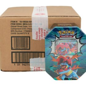 Pokémon TCG: Mega Evolution Ascended Heroes Mega ex Tin Case (6 Tins)