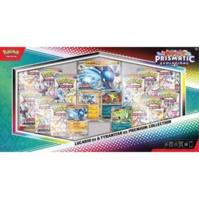 Pokémon TCG: Prismatic Evolutions Lucario ex & Tyranitar ex Premium Collection